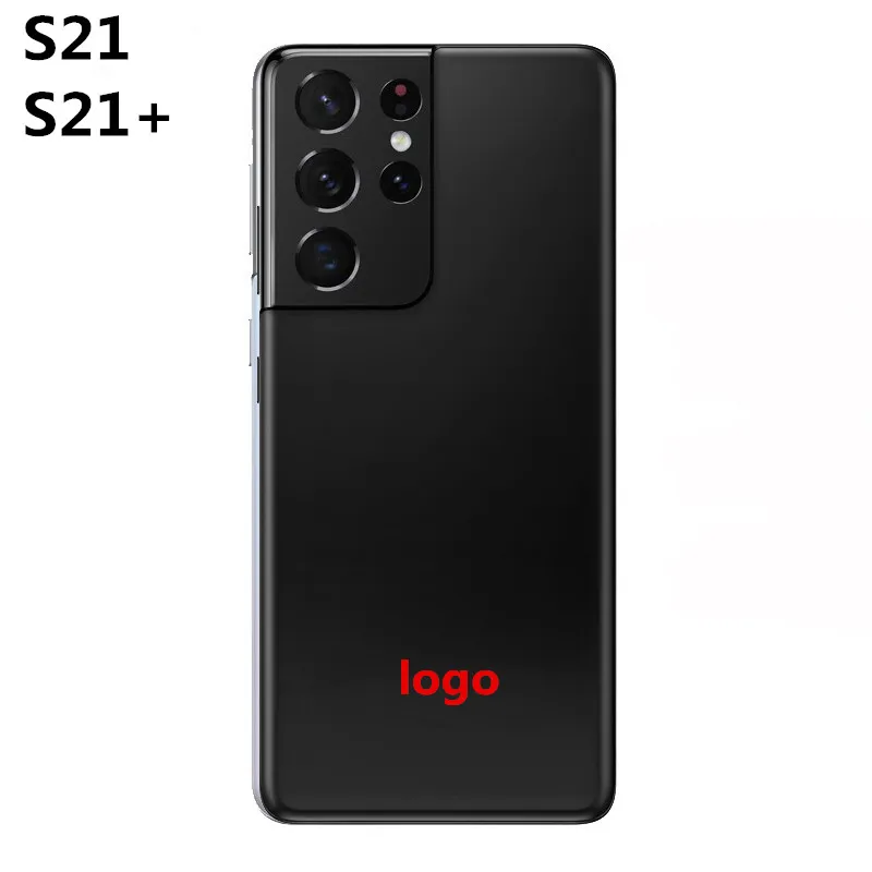 Original Back Glass For Samsung Galaxy S21 G991 S21 Plus S21+ G996 Battery Cover Rear Door Housing Case With Camera Frame Lens