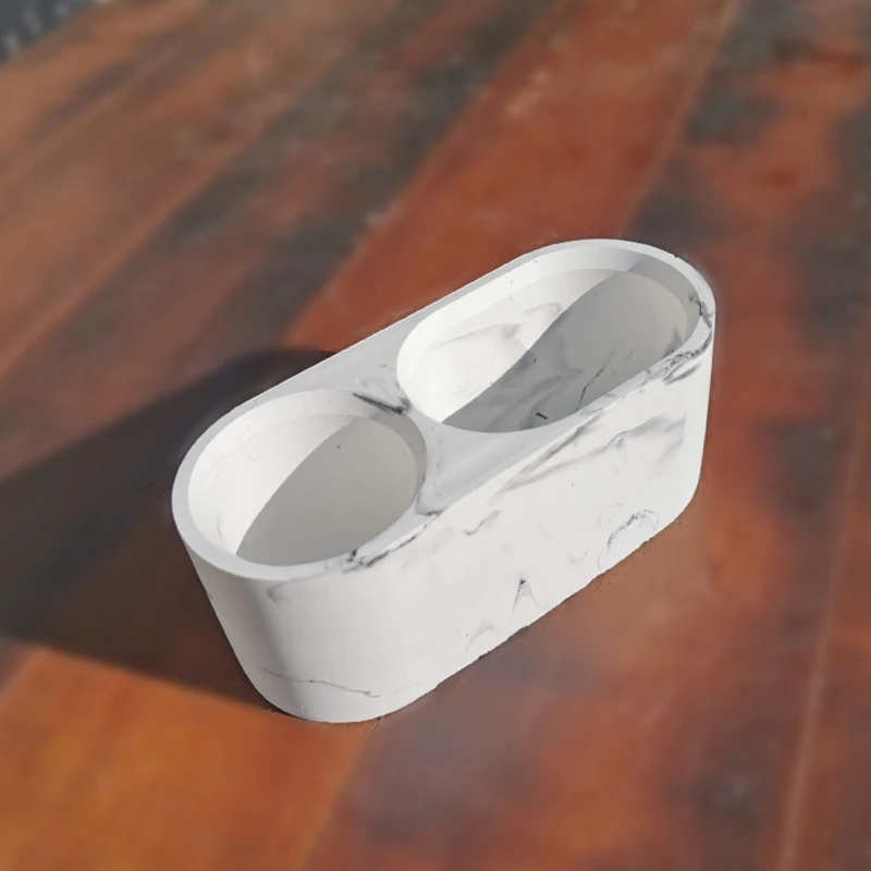 Silicone Mold Flower Pot Mould DIY Handmade Craft Epoxy Resin Flowerpot Mold