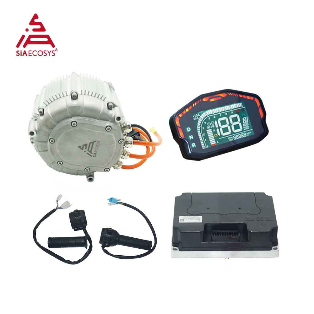 Nuovo Siaecosys Sia155-48 18Kw Peak Pmsm Hairpin Motor Garanzia Di Alta Qualità Hairpin Motor Tecnologia Simile Con Tesla