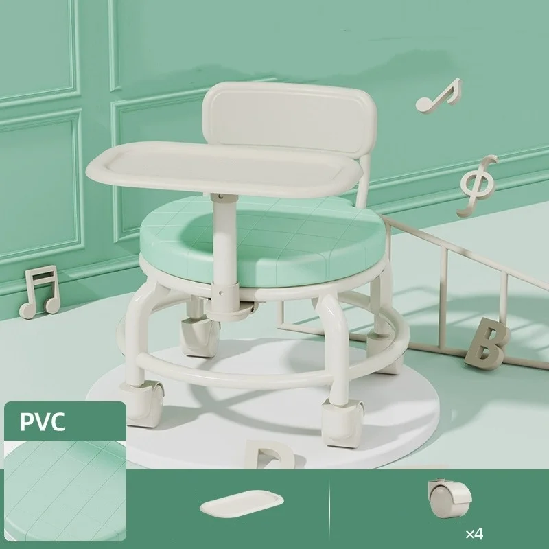 Children growth chair with roller skating fun occurrence called chair multifunctional baby dining table household small