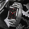 Fashion Men's Calendar Date Sport Casual Leather Wristwatch Luxury Business Stainless Steel Quartz Watch for Man montre homme 2