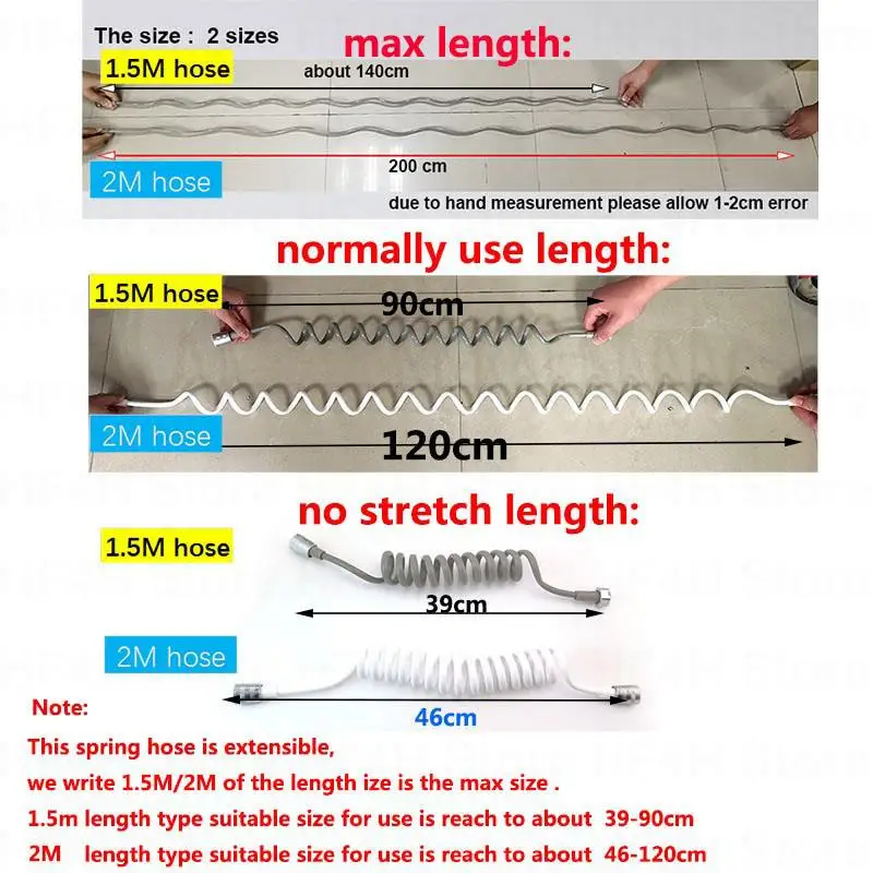 Description Picture 2 of itemZinc Alloy Black bidet toilet sprayer spray faucet kit Water hose enema cleaner shower head wc douchette Bathroom accessories b