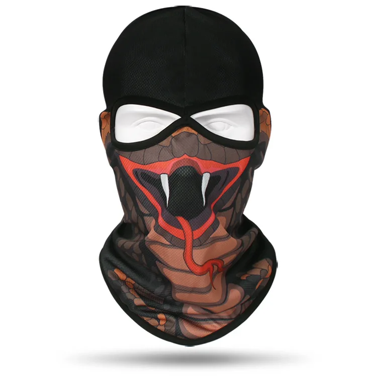 3D Cat Dog Cute Animal Balaclava Motorcycle Motocross Ski Snowboard Hat Helmet Liner Biker Neck Warmer Face Cap Cycling Headgear