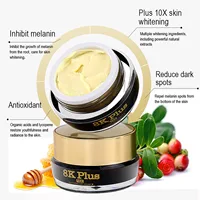 AILKE Crème blanchissante pour le visage, réduit les taches foncées, les rides, la mélanine, même le teint, avec collagène, la glutathion, pour tous les types de peau 3