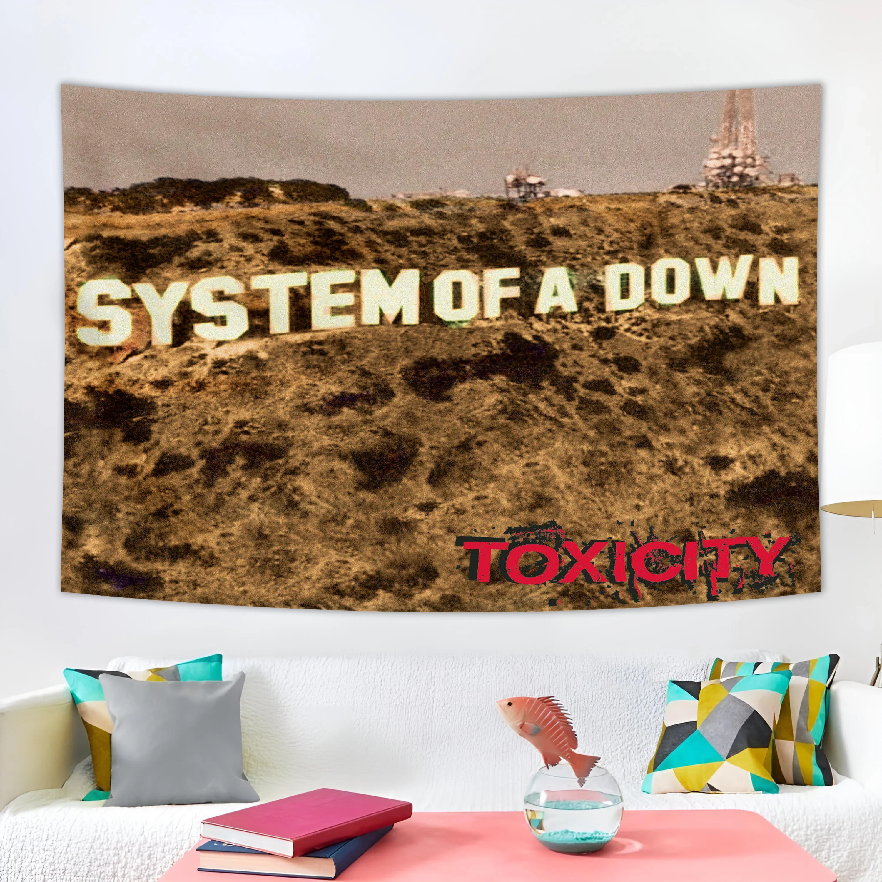 3x5 Ft Rock System Band of A Down Tapestry Album Tapestry for Bedroom Party College Dorm Rooms Decor for boys tapestry decor