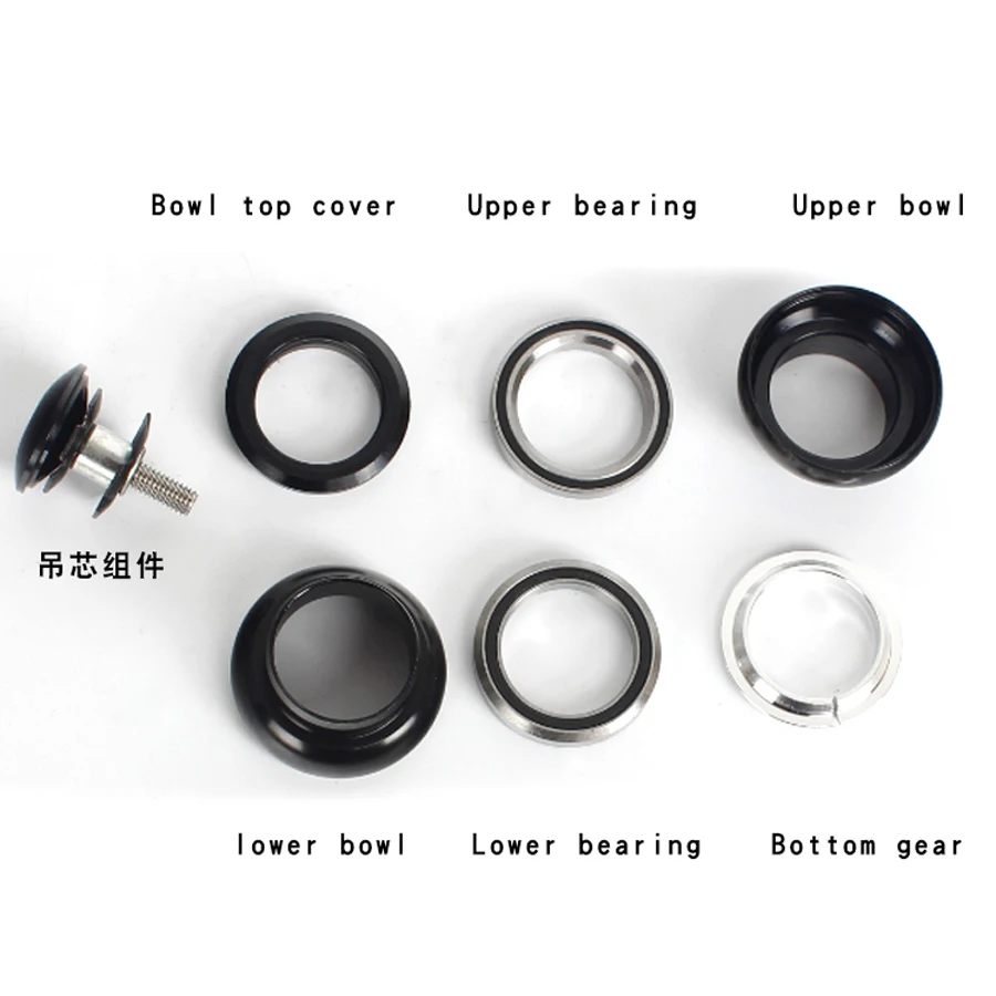 Bicycle Headset 25.4mm 25.4*30mm Aluminium Alloy Parts for Racing Bike MTB Road Bike