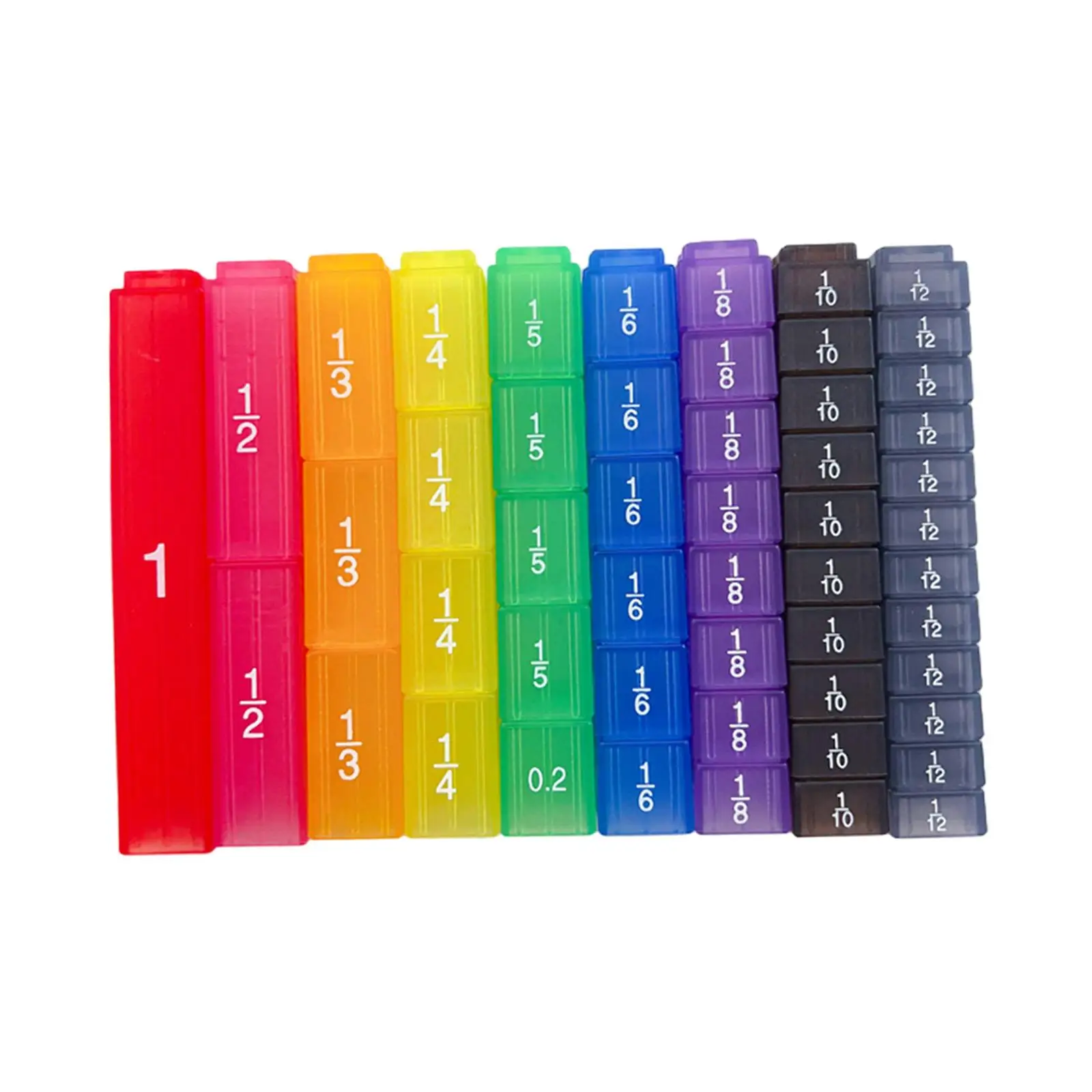 

Fraction Cube Fraction Cubes Blocks Teaching Material for Kids Classroom Teaching Aids Homeschool Supplies