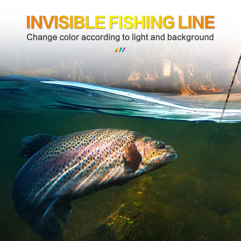 ZUKIBO 3000M Spotted Camo Fishing Line 3D Super Invisible Strong Fluorocarbon Coated Monofilament Sinking Line Fly Line pesca 6