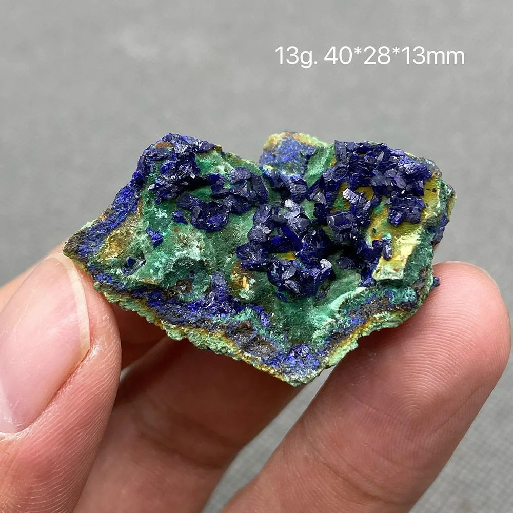 100% Natural beautiful Azurite and Malachite symbiotic mineral specimen crystal Stones and crystals Healing crystal