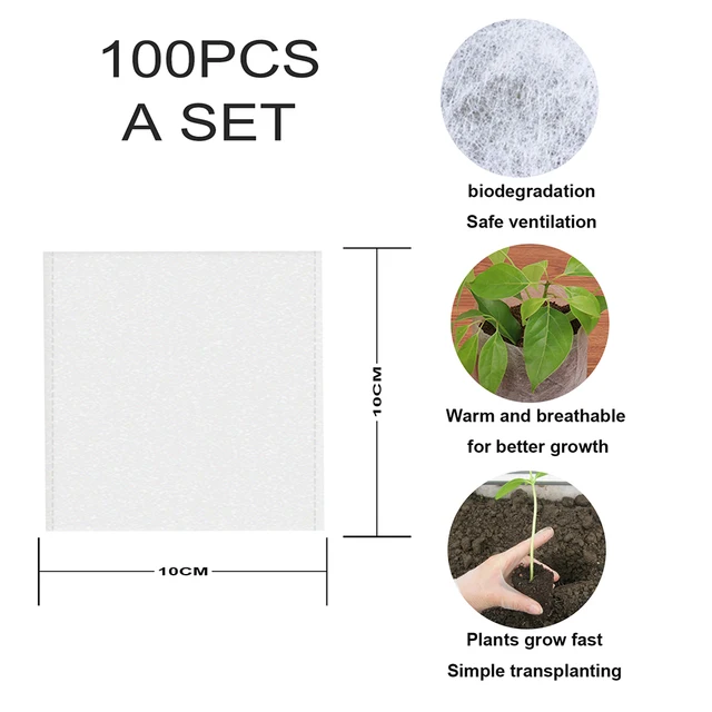 10x10cm Grow Bags