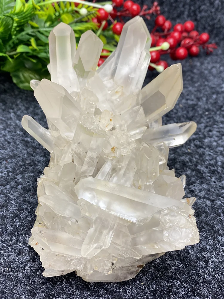 

Natural White Crystal Specimen Reiki Healing Stone Room Decor Home Decoration Maison Aquarium Crafts Gifts