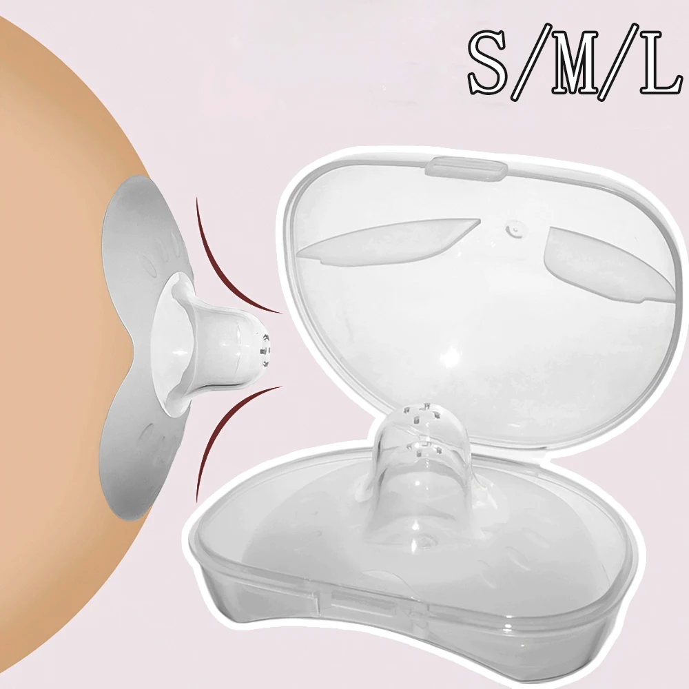 S/M/L Silicone Nursing Nipple Protector Baby Nipple Cover Nursing Mother Breast Paste Soft Protective Cover