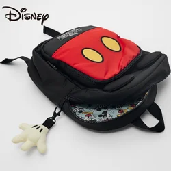 MINISO Disney 2023 New High-quality Cartoon Children's Bag Boys Red Mouse Hand Ornaments Large Backpack School Backpack