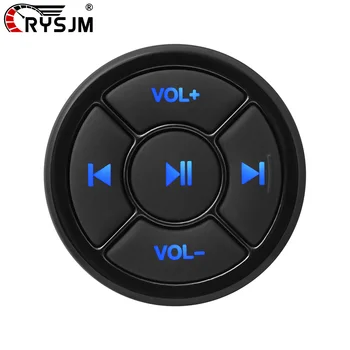 Controller per Volante Auto, Telecomando Wireless Compatibile con Bluetooth, Pulsante Universale per Android e iOS, Controllo Volume Media Auto