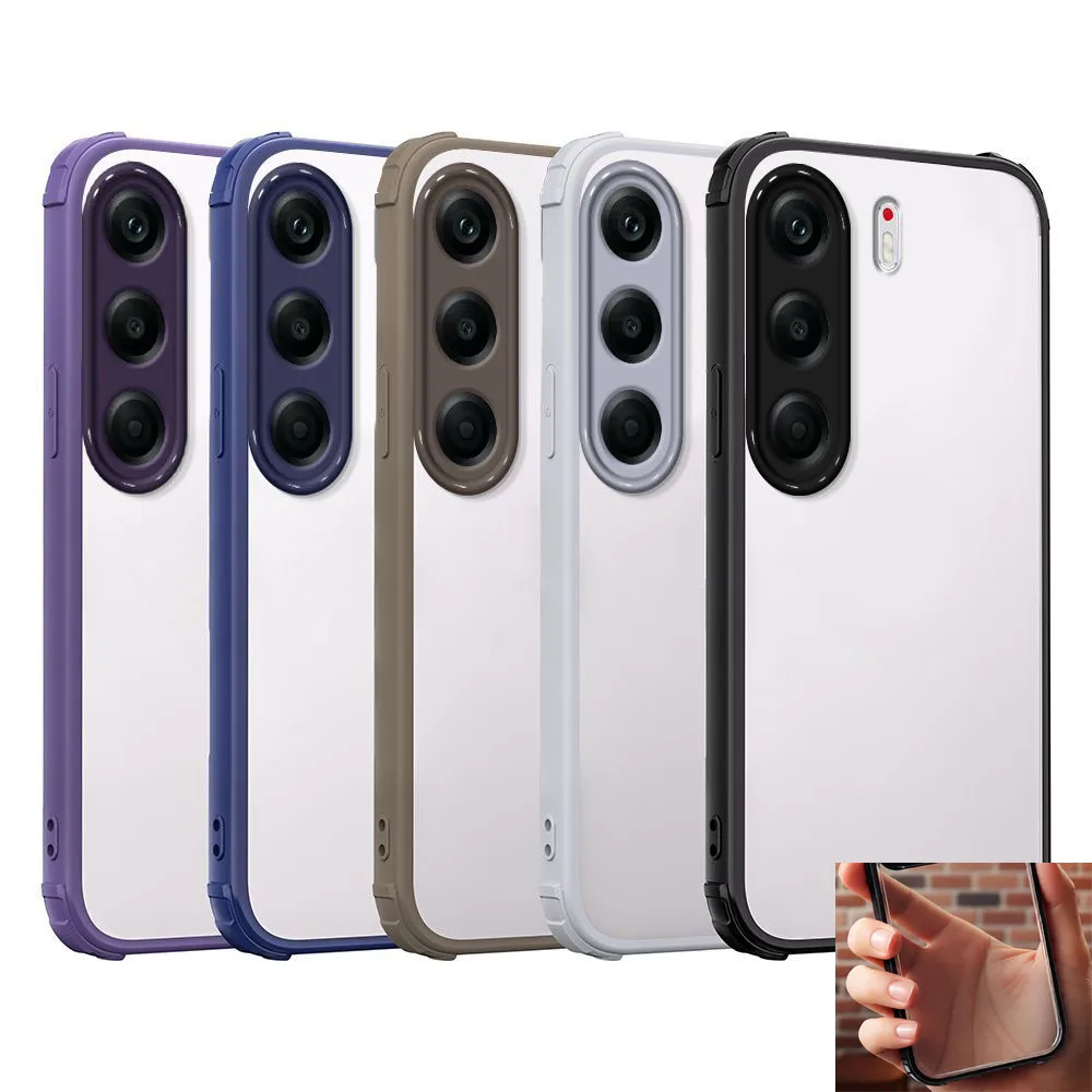 Shookproof Anti-Drop Hard Acrylic Phone Cover with Enhanced Protection