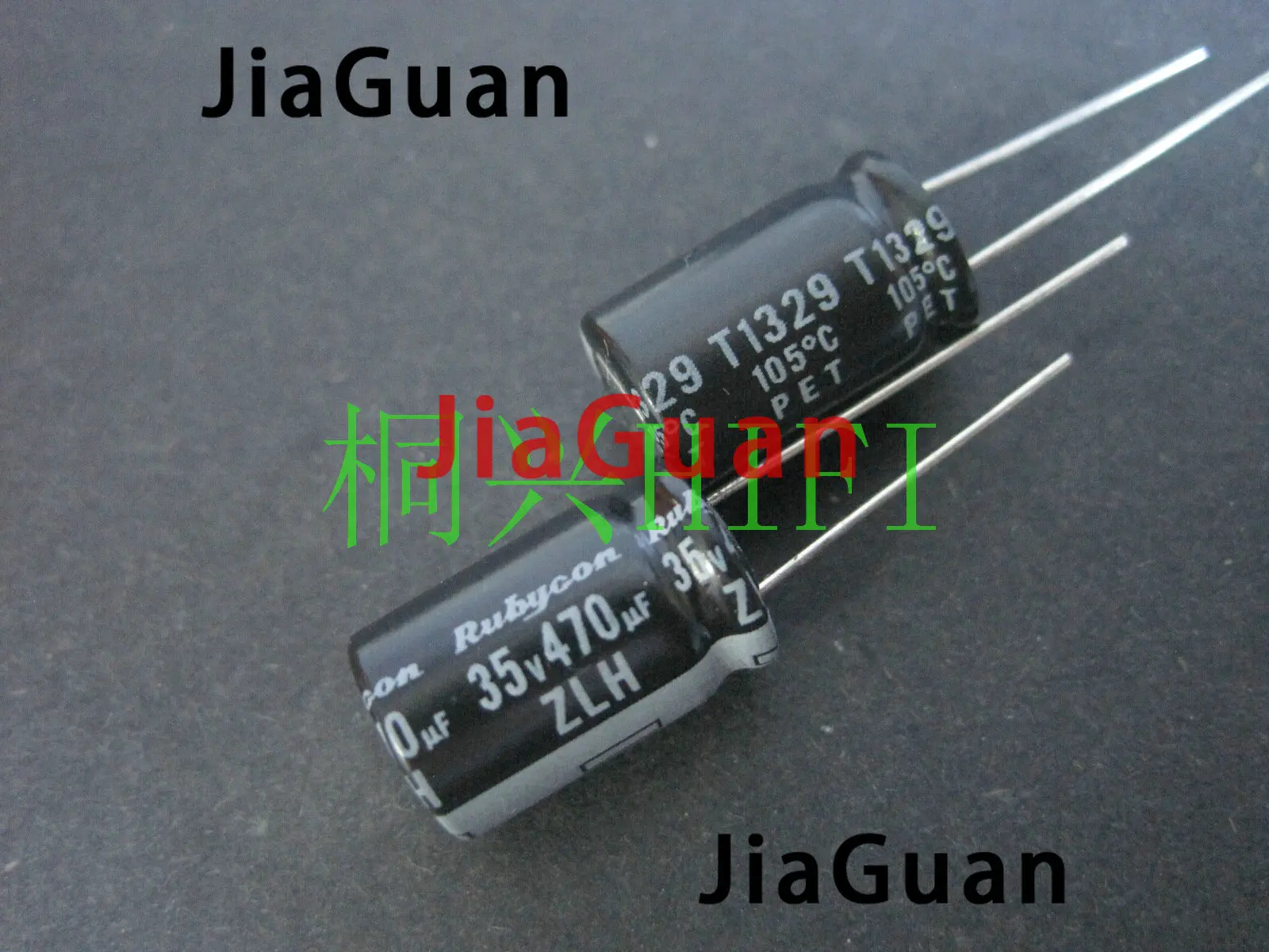 Rubycon Zlh 35v470uf Novo 10×16 mm 105 Graus 470uf 35v Baixa Resistência de Alta Frequência e Longa Vida Zlh 470uf 35v 20 Peças
