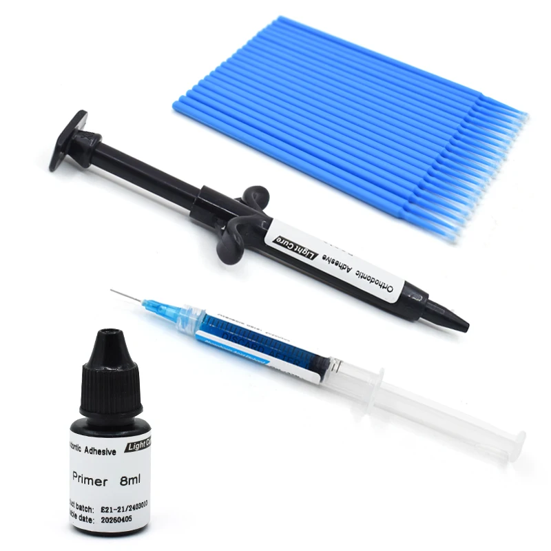Kit Adhésif Orthodontique AZDENT - Pour Morsure Ouverte Et Bandes - Lumière Dentaire