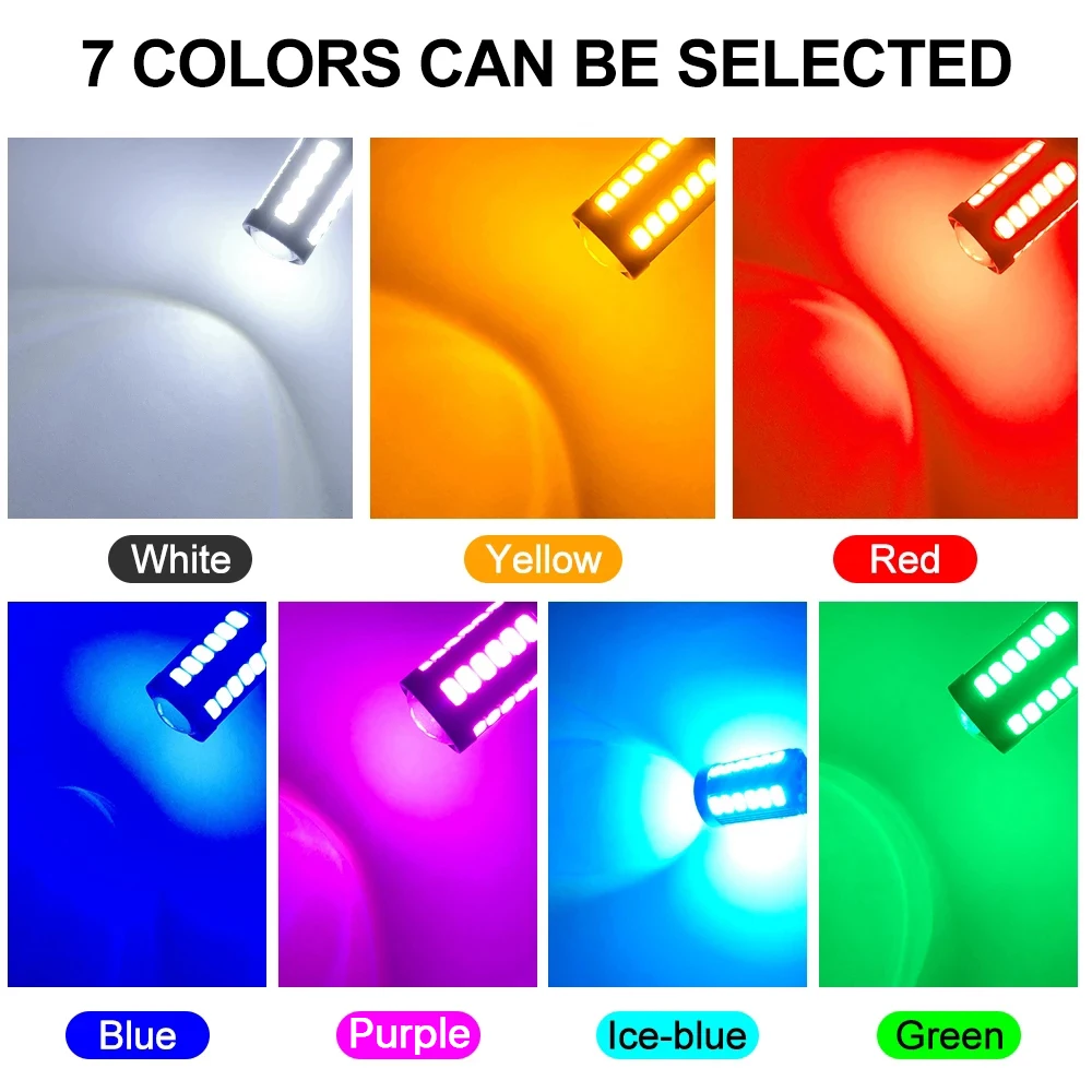 H8 Led H11 9005 HB3 9006 HB4 PSX24W Car LED Fog Headlight Bulbs 6000K White Fog Lamp Day Running Light Auto Front Foglamps 2pcs