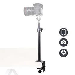 Versatile Desk Mount C Clamp Light Boom with Ball Head for Photography and Video Lighting (1PC)
