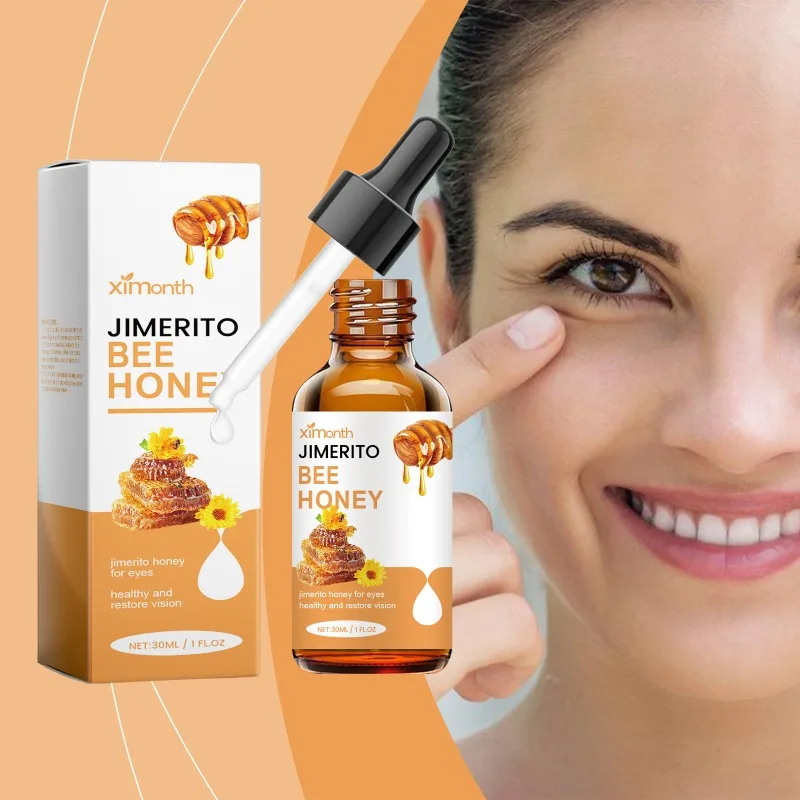 Honey Extract Eye Care Solution Moisturizing Smoothing Eyes Fatigue Relief Itchy Eyesight Restore Eyes Vision Dry Relieves Drops