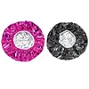 3/6pcs Rose Shower Cap Heat Insulation Aluminum Foil Insulation Hat Elastic Bathing Cap for Women Hair Perm Tool Barber Shop 6