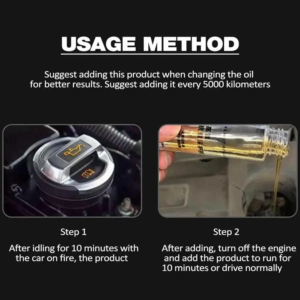 Engine Repair Additive Engine Anti-Wear Protective Oil Safe And Gentle Vehicle Care Supplies 100ml For Sedans Trucks Most Cars