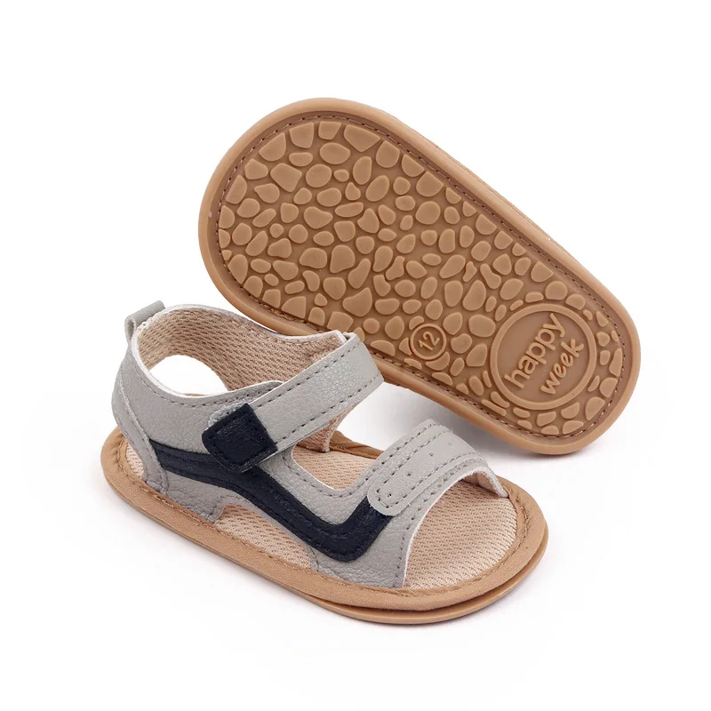 Infant Baby Boys Sandals Toddler Summer Shoes Newborn Bebes Soft Anti-slip Rubber Bottom Footwear for 1 Year Old Girls Sandalen