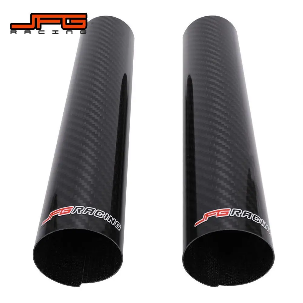 Front Fork Shock Absorber Motorcycle 140-260MM Carbon Fiber Adjustable Front Fork Shock Guard Protector For KTM EXC SX SXF XC XCF XCW 125 250 350 450 530