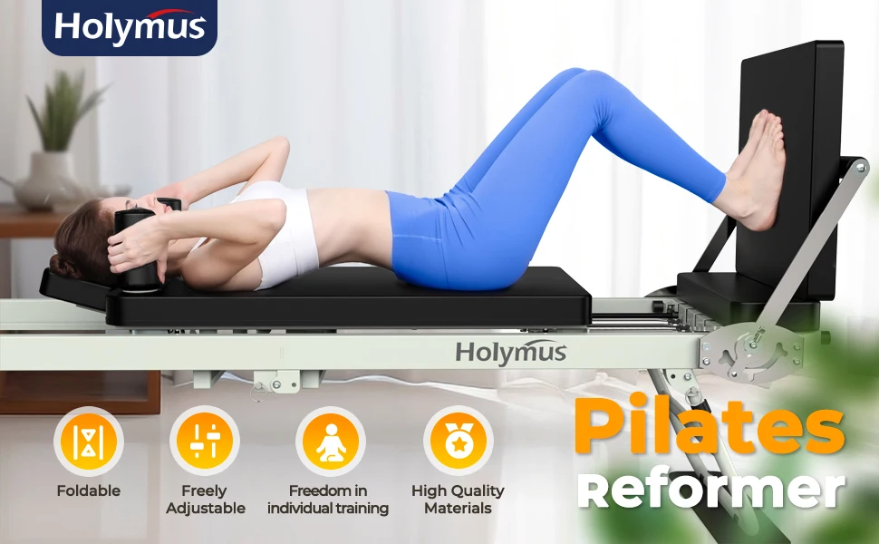 Pro 75" Pilates Reformer Machine with Jump Board