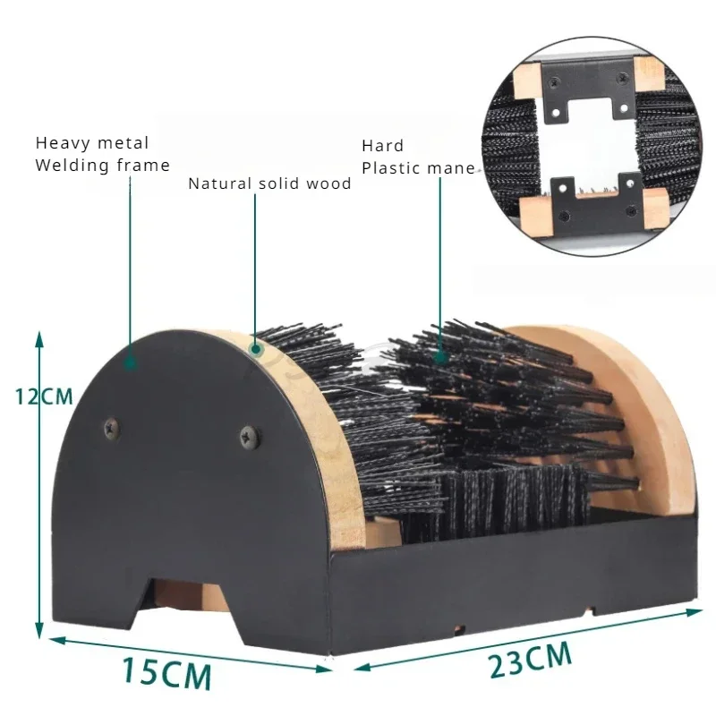 Outdoor Indoor Courtyard Portable Shoe Cleaning Brush Mud Removal Snow Removal Suitable for All Seasons shoe brush