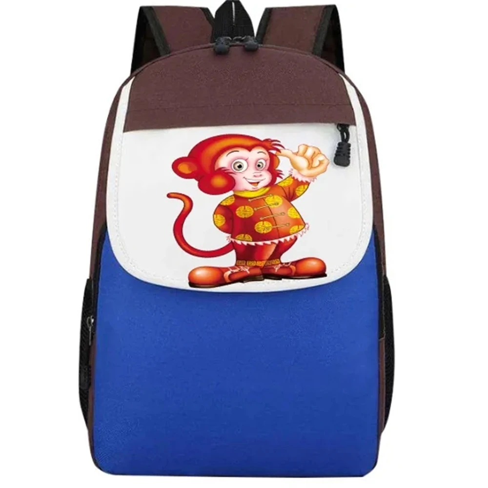 

Kindergarten Schoolbag Sublimation Pattern For Custom Logo Primary School Boys And Girls General Wholesale Children's Backpack