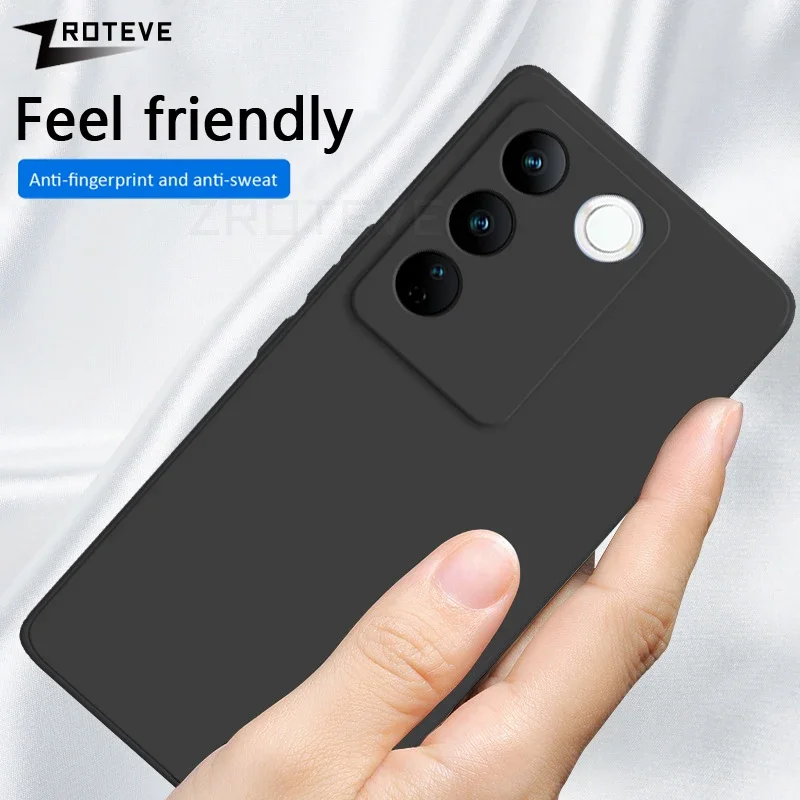 Per VivoV27 Case Zroteve Cover morbida in silicone liquido setoso per VIVO V27 V27E V29 Pro VivoV27E VivoV29 Custodie per telefoni - immagine 5