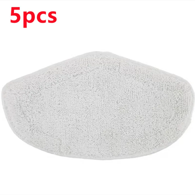 5 X Mop Pad Lavabile In Microfibra, Parti Di Ricambio Per Mop Polti Kit Vaporetto Steam Mop