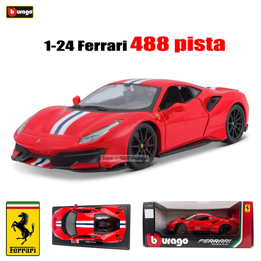 Bburago 1:24 Ferrari Alloy Diecast Toy Car Collection Gift