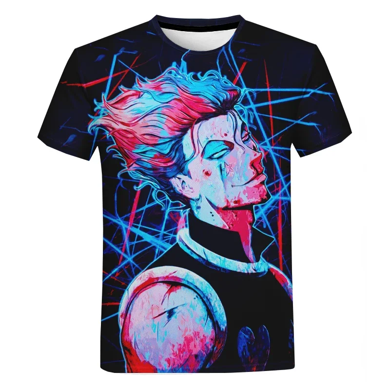 

2024 New Hot-selling Popular Anime Hunter X Hunter Hisoka 3D Printed Men's T-shirt Fashion Casual Comfortable Top 6xl