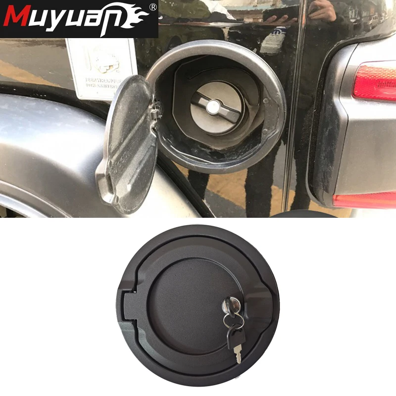 AluminumAlloyGasCapCoverLockingFuelTankDoorfor20182022Jeep