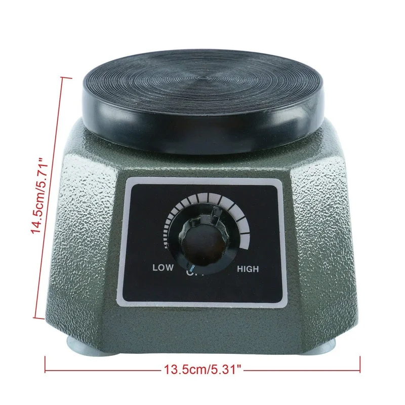 Dental Plaster Vibrator 4'' Small Gypsum Variable Intensity Shaker Dental Lab Equipment Vibration Table for Gypsm Product