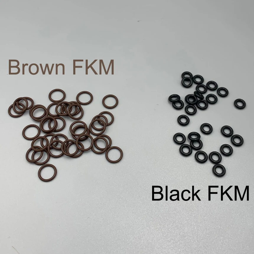 

122mm 125mm 128mm 132mm 136mm 140mm 145mm Inner Diameter ID 7mm Thickness Black Brown FKM Fluororubber Seal Washer O Ring Gasket