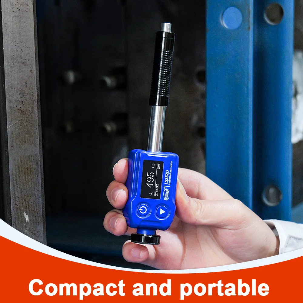 Leeb Hardness Tester Digital Portable Durometer Metal Hardness Tester Best Price Portable Steel Leeb Durometer HLD LS252D