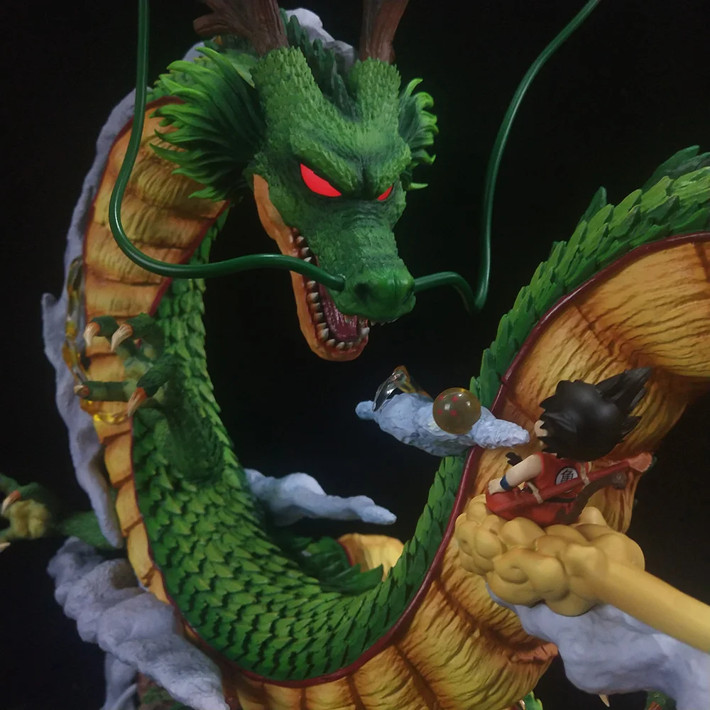 YoYo Studio Dragon Ball Z Shenron & Kid Goku 53cm Resin Statue Anime