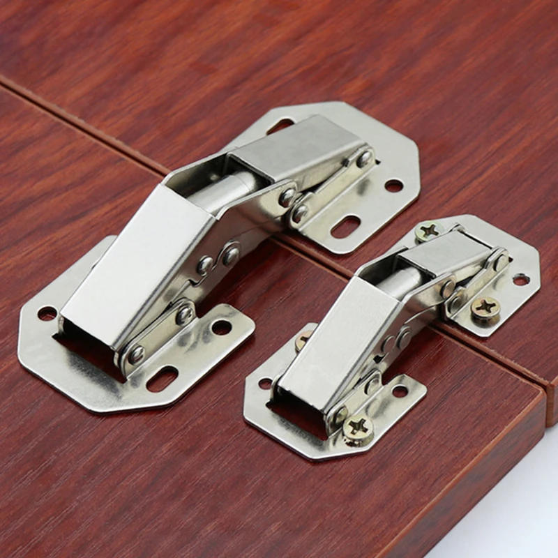 Description Picture 3 of item1 PCS Cabinet Hinge 90 Degree 3/4in No-Drilling Hole Cupboard Door Hydraulic Hinges Soft Close With Screws Furniture Hardware