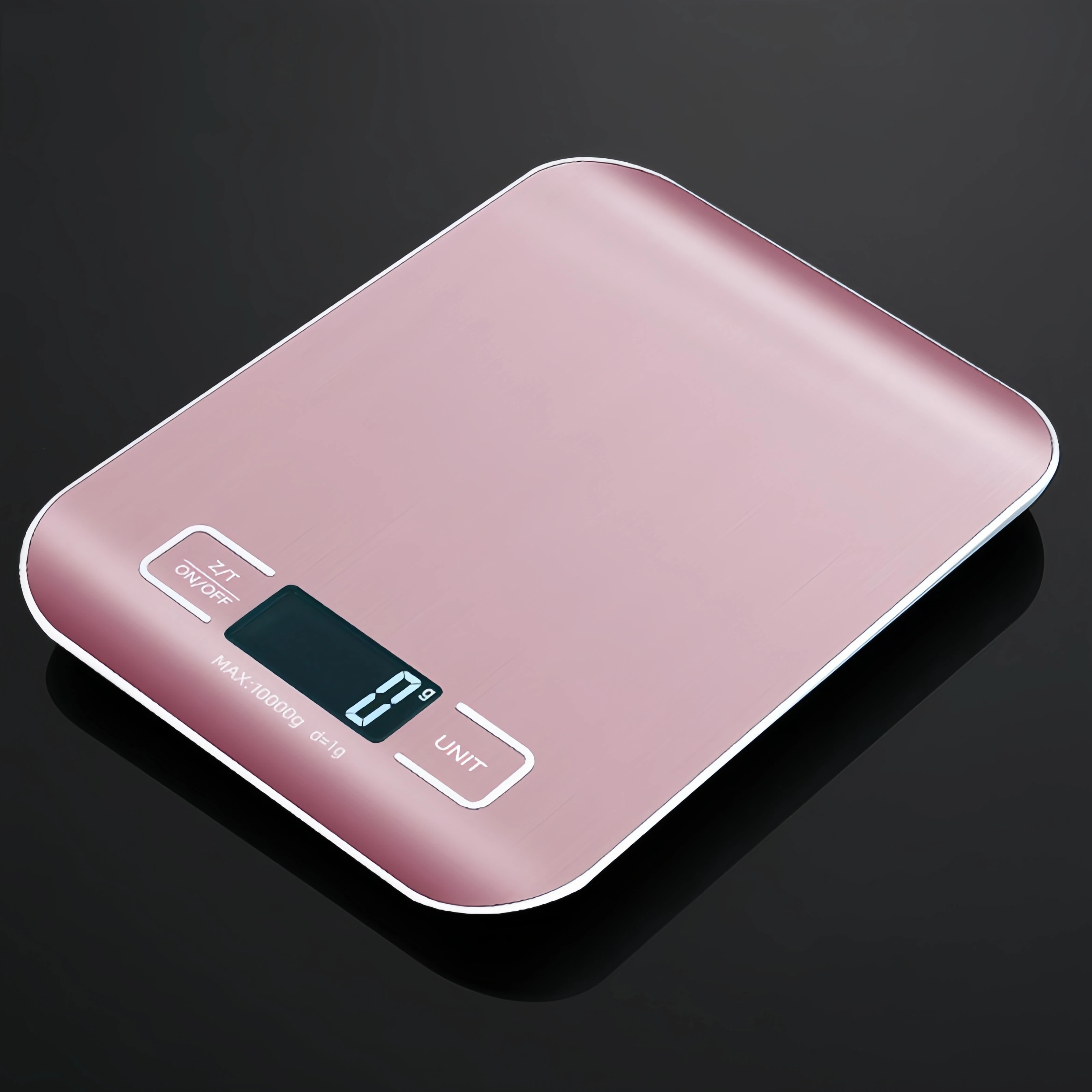 Kitchen Scale Digital Display Show Weight in Grams Ounces Milliliters Stainless Steel Platform Greater Goods Gray Food Scale electronic kitchen scale electronic scale