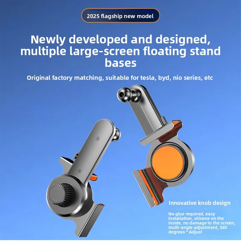 Ball Head Display Phone Holder Base Car Suspension Center Control Screen Navigation Shooting Clip GPS Bracket_voghion.com