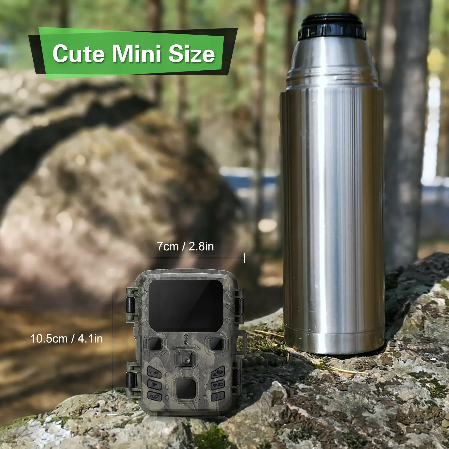Hunting Trail Camera 20MP 1080P Outdoor Wildlife Cameras Scouting Surveillance Mini301 Night Vision Photo Trap with PIR Sensor