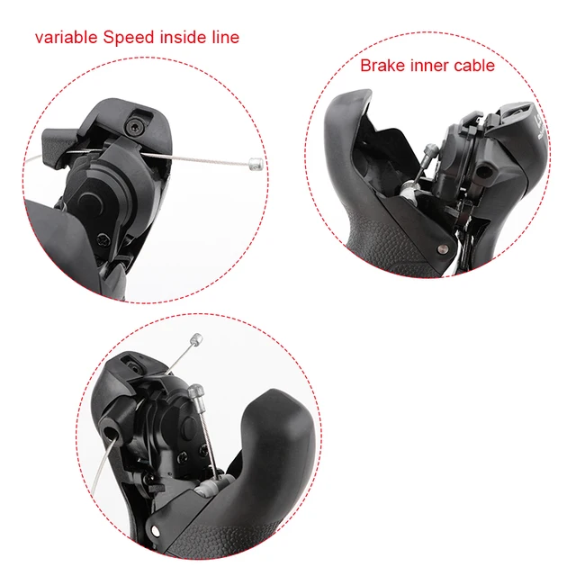 Micronewロードバイクデュアルコントロールレバー2 × 10スピード3 × 10 