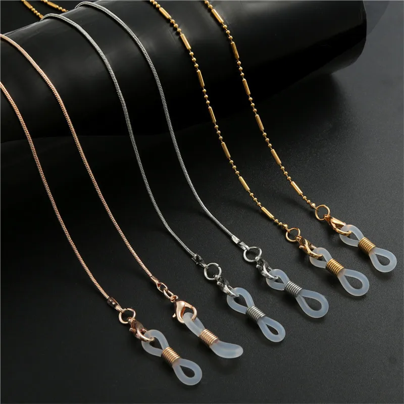 

1PC Fashion Reading Glasses Chain for Women Metal Outside Casual Sunglasses Cords Lanyard Metal Rope Eyewear Accessories