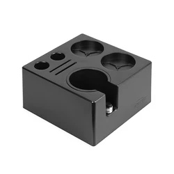 IKAPE Espresso Tamper Holder, ABS Coffee Tamper Station Base, Espresso Tamp Mat Stand fit 51/54/58mm, Universal size (7 in One)