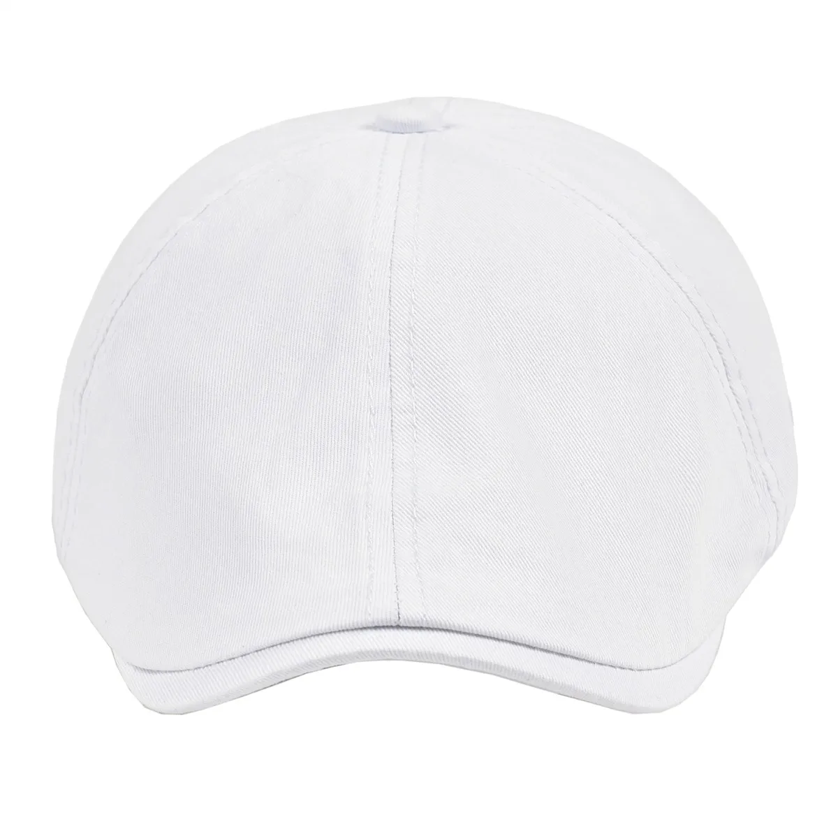 VOBOOM Flat Hat For Men Classic Newsboy Cap Golf Caps Twill Cotton Classic Ivy Hats Cabbies Headpiece Casual Beret White casual hat beret hat newsboy cap newsboy hat