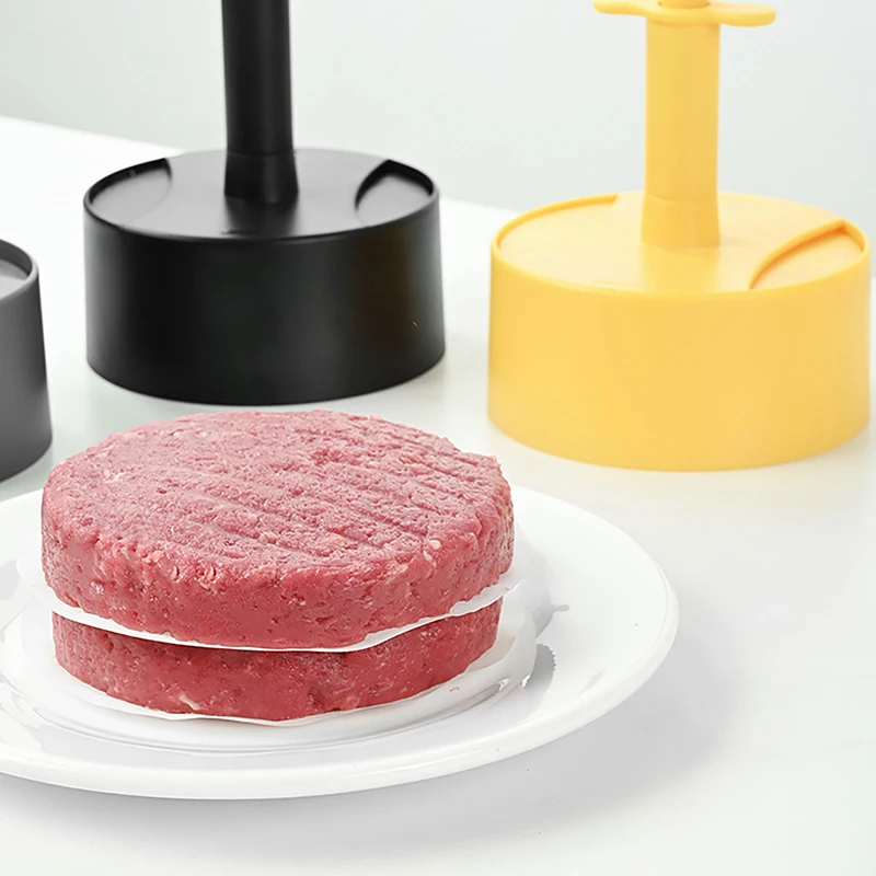 Manual Hamburger Meat Press ABS Round Non-stick Filled Meat Pie Making Mold BBQ Pie Press Mold Machine Kitchen Accessories hamburger press hamburger press maker