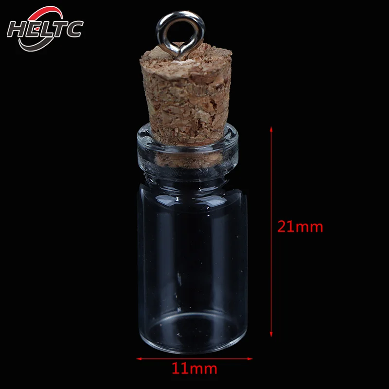 10Pcs Mini Glass Bottles Miniature Potion Bottle Mini Cork Glass Vials Wedding DIY Drift Bottle Wishing